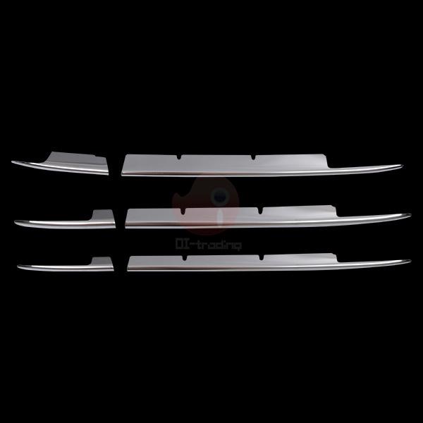 スズキ ワゴンR MH35/55 2017/2~ フロントバンパーグリルカバー メッキモール ステンレス(鏡面仕上げ) カスタムパーツ 外装  6PCS 2720