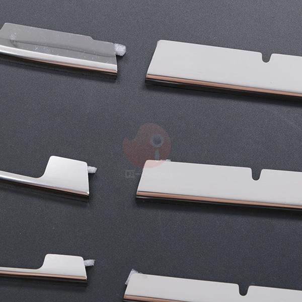 スズキ ワゴンR MH35/55 2017/2~ フロントバンパーグリルカバー メッキモール ステンレス(鏡面仕上げ) カスタムパーツ 外装  6PCS 2720