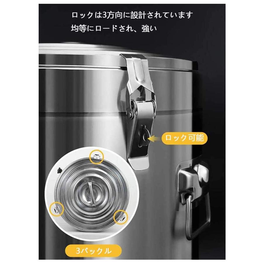 ウォータージャグ タンク 保温ジャグ 、10-100リットル ステンレス断熱バケツ アウトドア用ジャグ アウトドア用ジャグ 保冷缶 蓋付き蛇口 ...