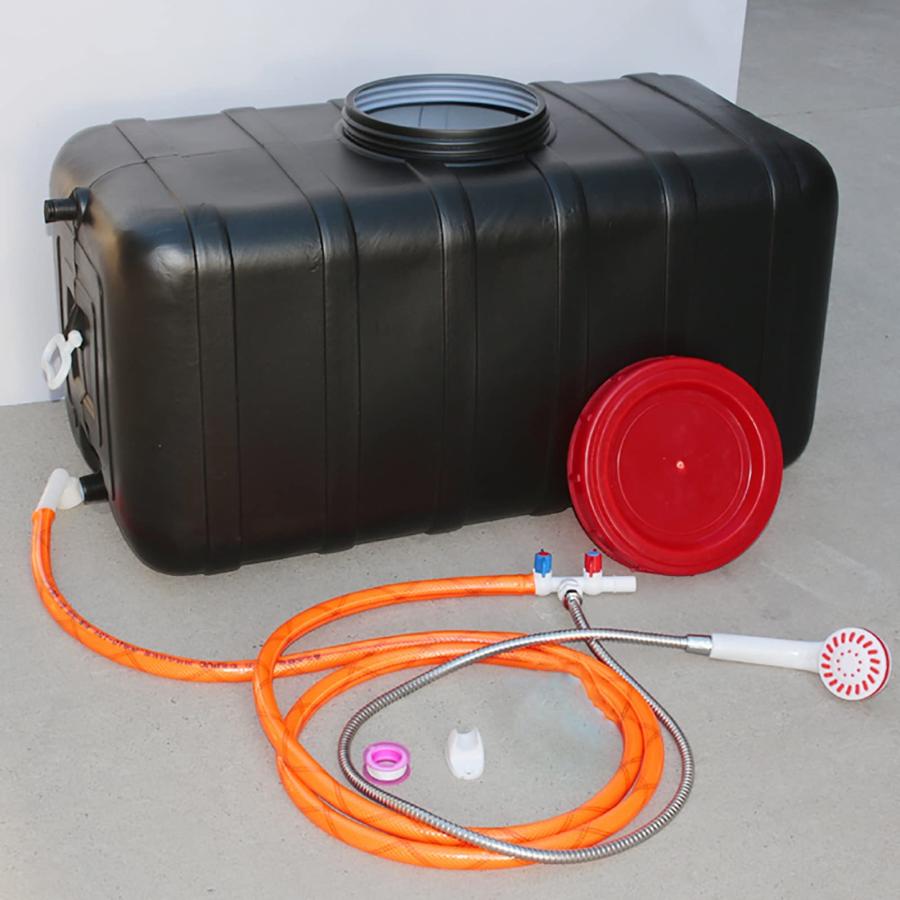 80L 太陽熱温水器、太陽光で水を暖める、屋外大容量シャワー 80L 太陽熱温水器、太陽光で水を暖める、屋外大容量シャワー