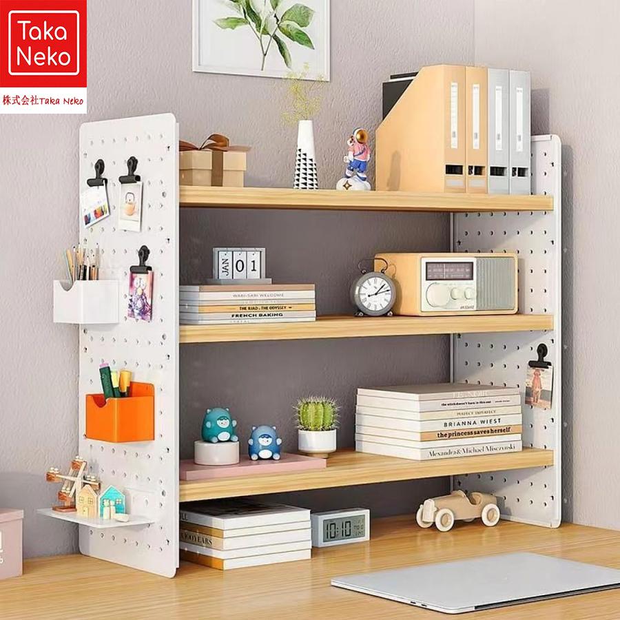 おすすめ 多機能＆省スペース！伸縮式木製卓上ラック 耐久性抜群