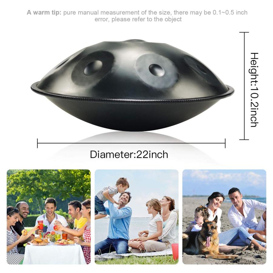ハンドパン　10音　22インチ　Dマイナー　 ヨガ瞑想　楽器　ドラム新品 ハンドパン 10音 22インチ Dマイナー ヨガ瞑想 楽器 ドラム新品