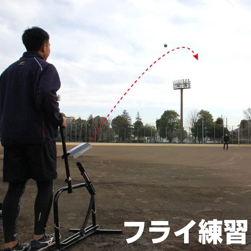 ピッチングマシン 手動式 小型 硬式 軟式 対応 予備スプリング+