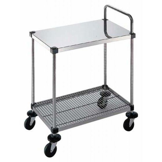 881-03 弁慶シェルフワゴン トップハンドル1ヶ付2段 1T-4-2-B-M-9 105016110