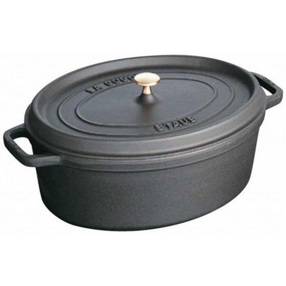 STAUB☆ストウブ オバール 17cm 黒マット 【公式通販】