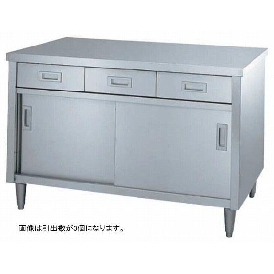 775-04 調理台ED型 （片面引出付・片面ステンレス戸仕様） ED-7560