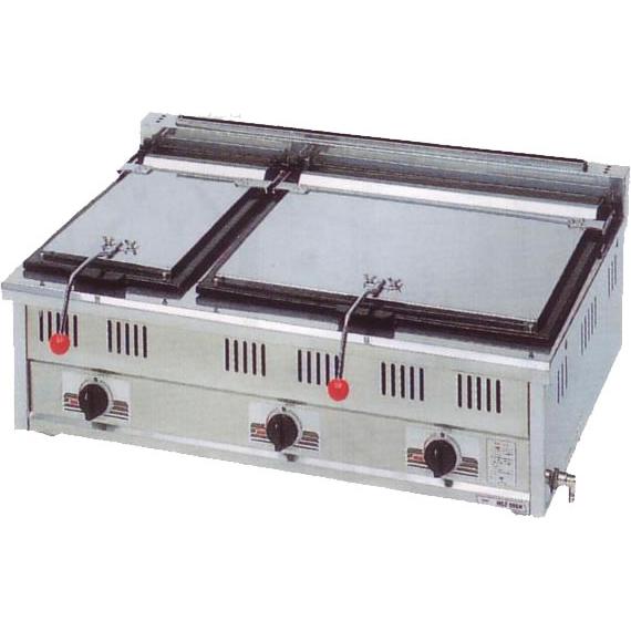幅900 奥行600 マルゼン スタンダードシリーズ(ガス)餃子焼器 MGZ-096W 