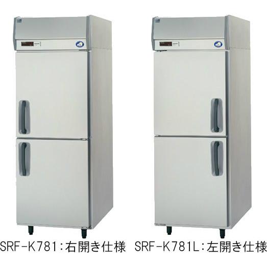 幅745*奥行800 容量636L パナソニック 冷凍庫 SRF-K781B