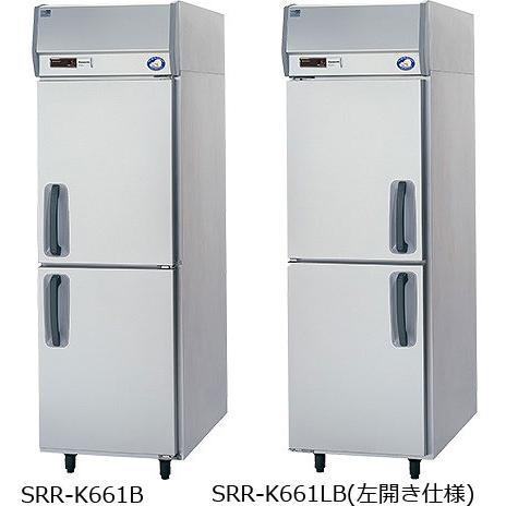 幅615 奥行650 パナソニック タテ型業務用冷蔵庫 SRR-K661B｜oishii-chubou