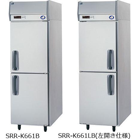 幅615 奥行650 パナソニック タテ型業務用冷蔵庫 SRR-K661B 幅615 奥行650 パナソニック タテ型業務用冷蔵庫 SRR-K661B