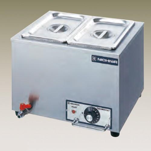 新品 幅370 奥行300 ニチワ電機 電気卓上ウォーマー 湯煎式 TEW-M  