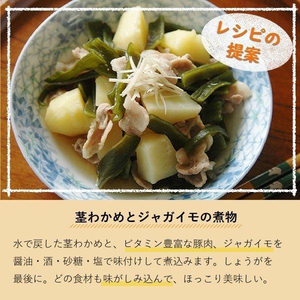 茎わかめ 300g 湯通し塩蔵茎わかめ 国産 三陸産 : おいしいわかめ屋
