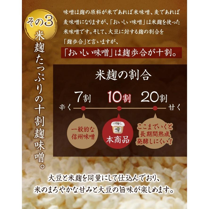 おいしい味噌（信州味噌） 日本自然発酵 750g×1カップ 調味料 味噌｜oisi｜08