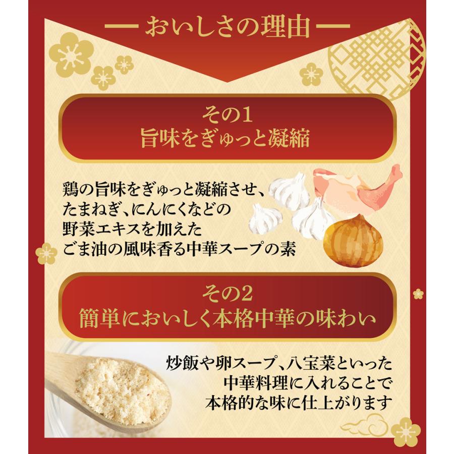 おいしい中華ガラスープの素 100g 6袋 鶏ガラ 鶏がら 中華の素 鶏エキス|日本自然発酵PayPayモール店|03