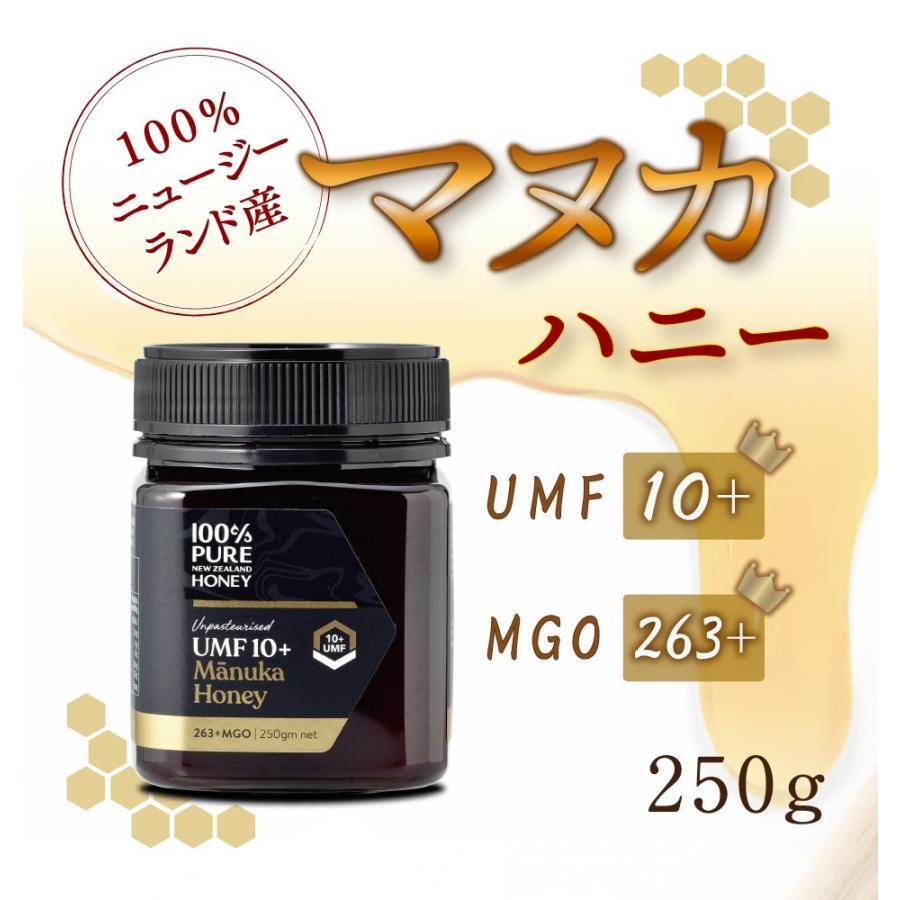 マヌカハニーUMF10+ 250g×1個 食品 : 日本自然発酵 ヤフー店 - 通販