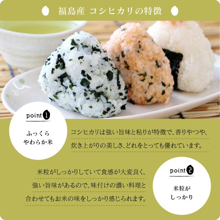 令和５年 お米 20kg 福島県産 コシヒカリ 無洗米 送料無料 精米  米｜oisiiokomedesu｜04