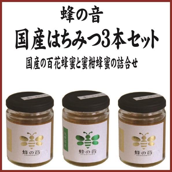国産蜂蜜3種セット(大分県/日出町/蜂の音/国産蜂蜜/百花はちみつ 国産蜂蜜3種セット(大分県/日出町/蜂の音/国産蜂蜜/百花はちみつ
