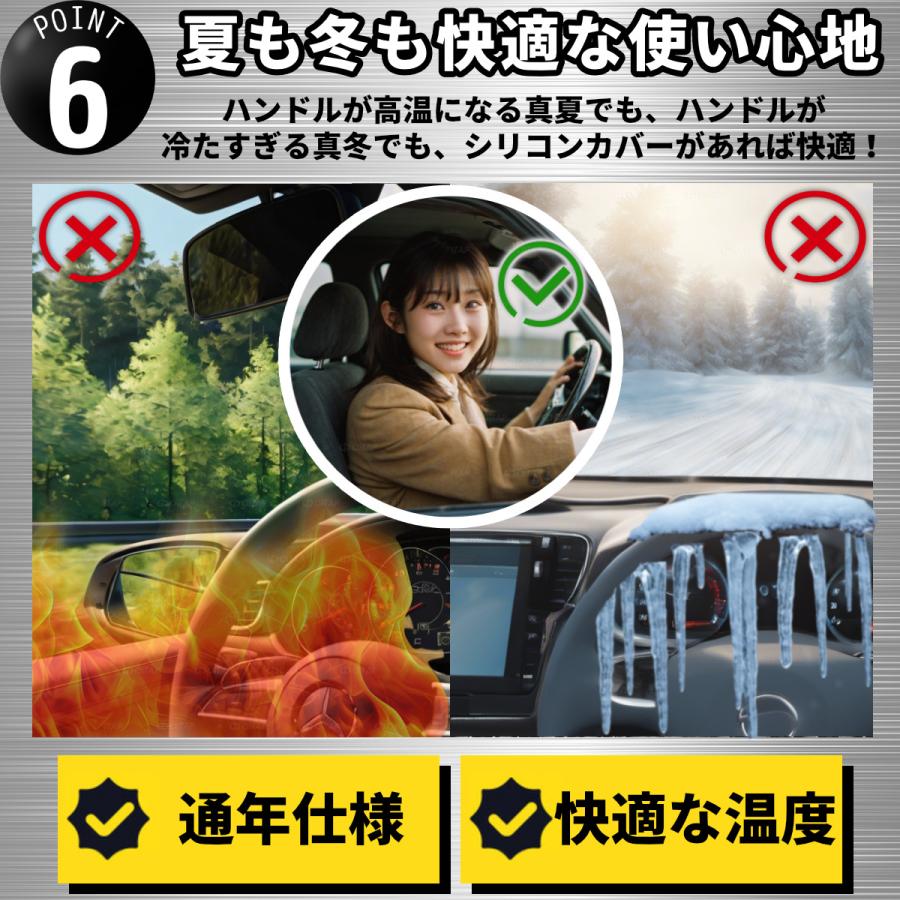 ハンドルカバー ステアリングカバー 軽自動車 Sサイズ Mサイズ 薄い 安い シリコン シンプル 滑り止め 細め 握りやすい | ブランド登録なし | 13