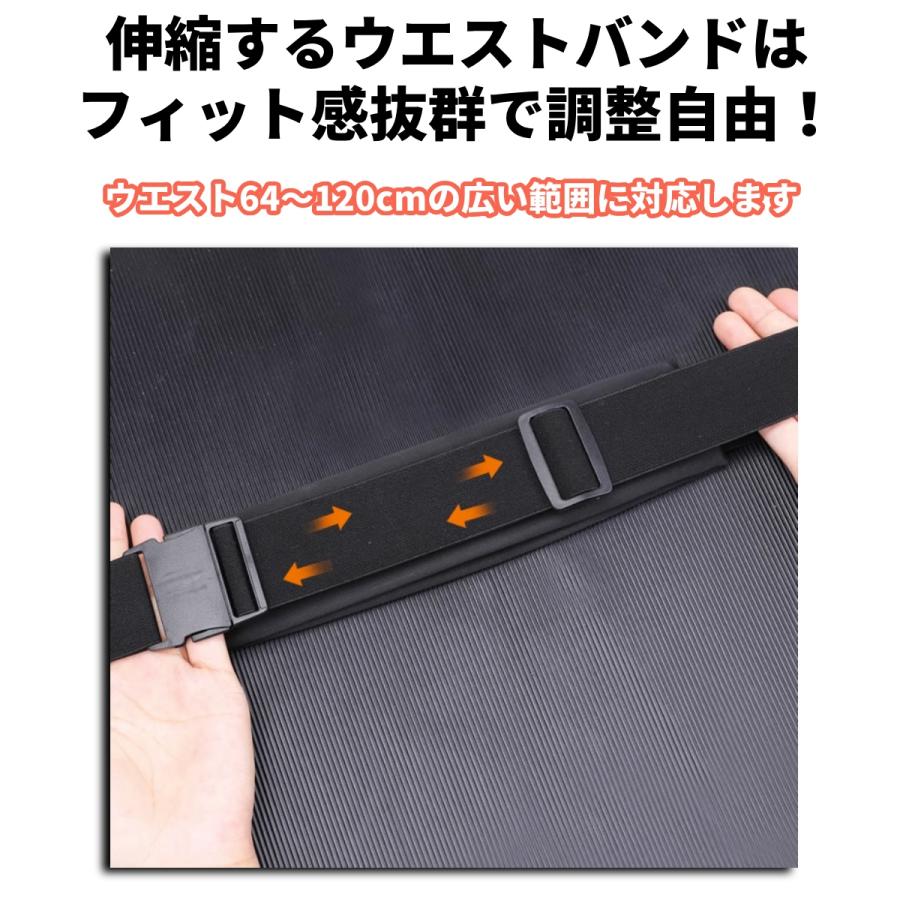 ランニングポーチ ウエストポーチ 揺れない スマホ 軽量 レディース メンズ ポケット 撥水 財布 鍵 おすすめ マラソン 最強 | ブランド登録なし | 11