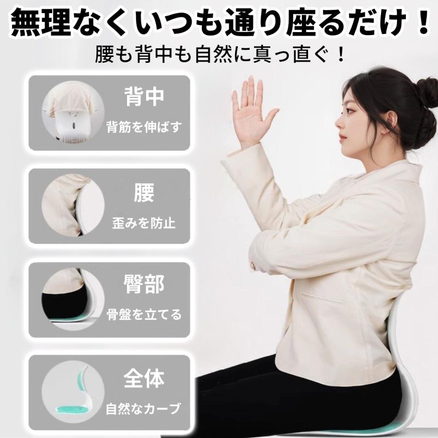 姿勢サポートチェア 姿勢矯正 椅子 骨盤矯正 イス 姿勢が良くなる 姿勢サポーシート 姿勢補正 姿勢ケアシート 大人 クッション 座椅子 骨盤サポート 猫背 腰痛 | ブランド登録なし | 19
