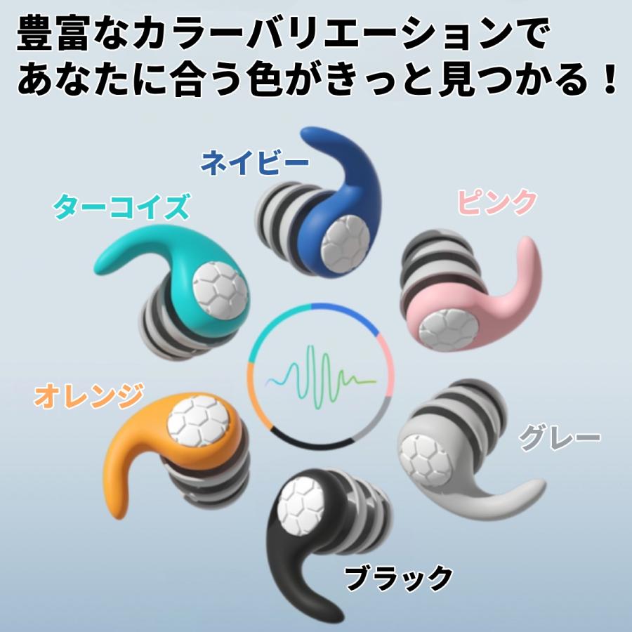 耳栓 睡眠用 高性能 遮音 ノイズキャンセリング シリコン 勉強 ケース付き 安眠 飛行機 防音 痛くない 気圧 安眠 | ブランド登録なし | 15