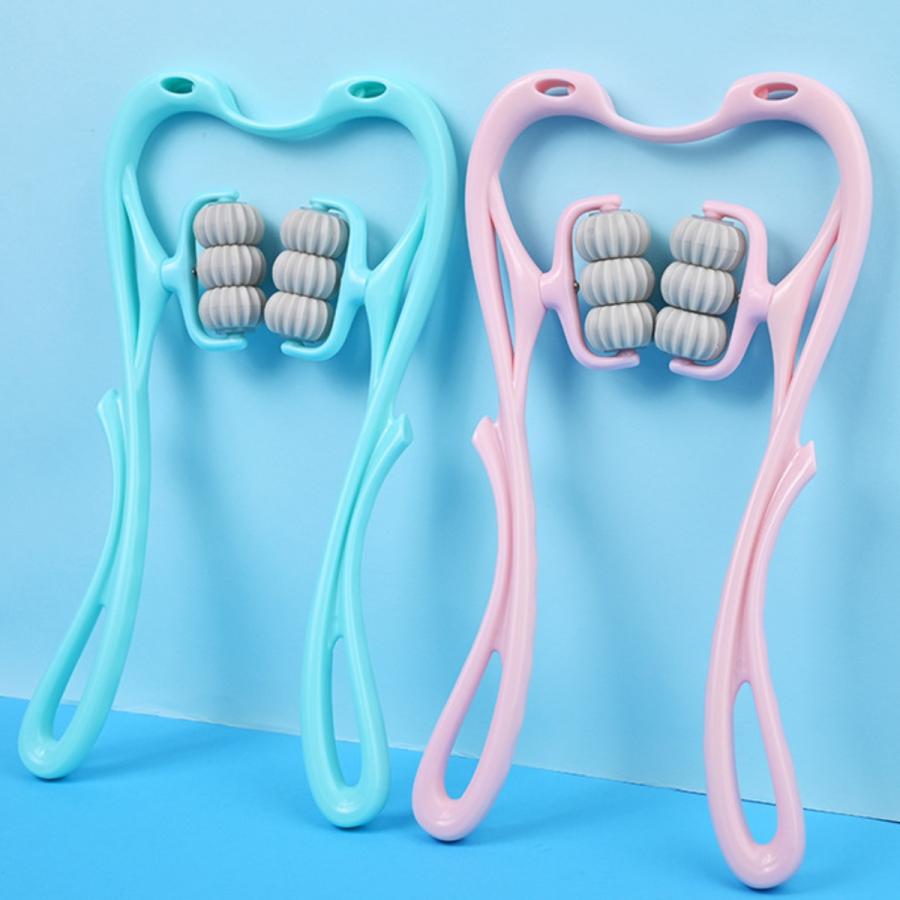 マッサージローラー 肩こり解消グッズ マッサージ器  首 クビ 首こり ふくらはぎ 筋膜ローラー | ブランド登録なし | 12