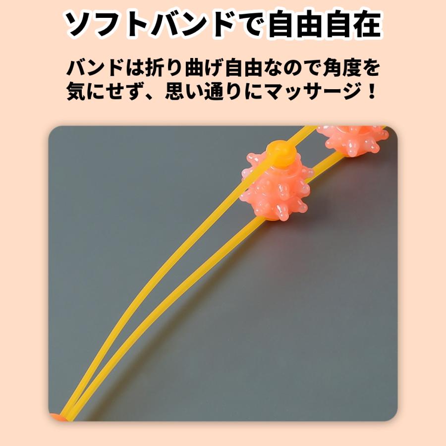マッサージローラー 背中 マッサージ器 腰 肩凝り解消グッズ 肩こり 首 クビ 首こり 筋膜リリース 解消グッズ 足 マッサージ機  コロコロ ほぐし 連結 | ブランド登録なし | 07