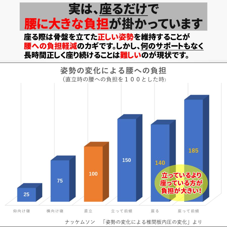クッション 椅子用 腰痛 低反発 座布団 おしゃれ 骨盤 骨盤矯正 姿勢矯正 坐骨神経痛 ヘルニア 痔 オフィス デスクワーク テレワーク 勉強 | ブランド登録なし | 09