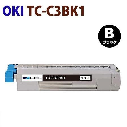 沖データ 即納 OKI対応 リサイクルトナー TC-C3B K1 ブラック