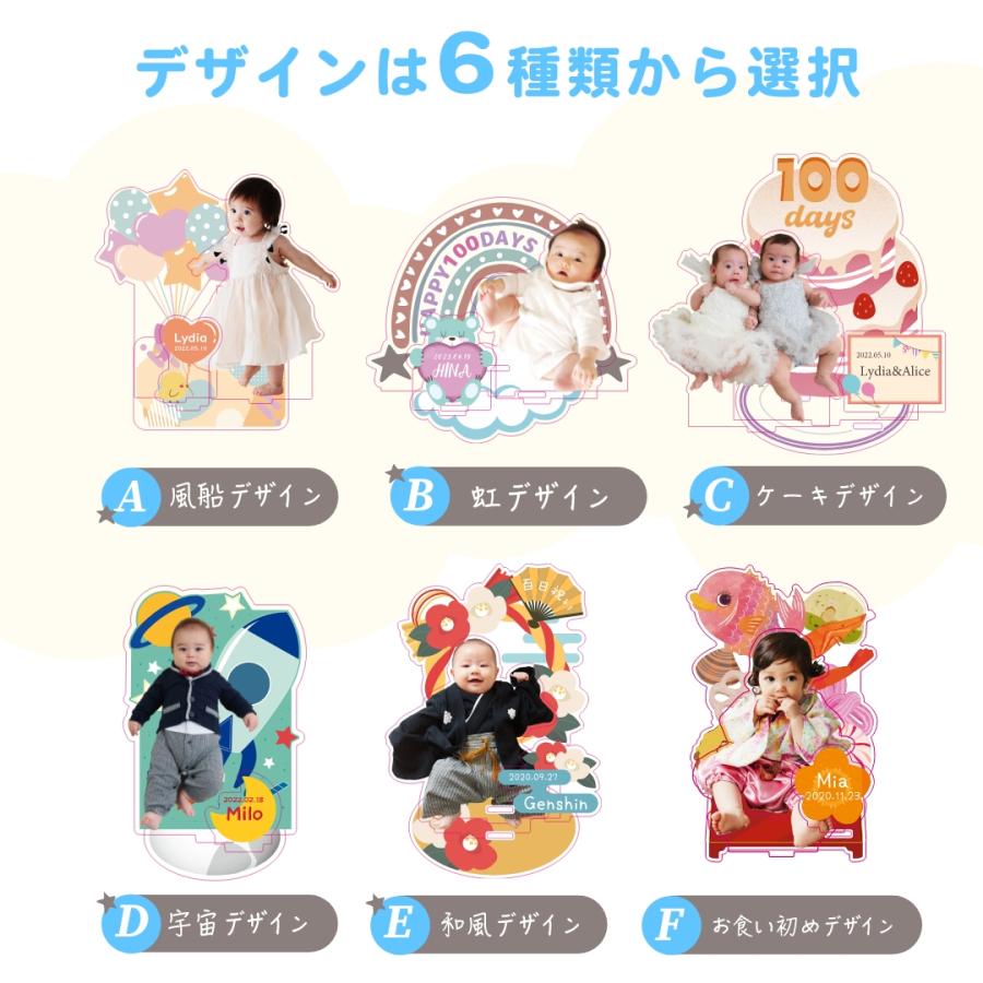 お祝い膳.com アクリルスタンド 小 お食い初め 単品 ギフト 内祝い