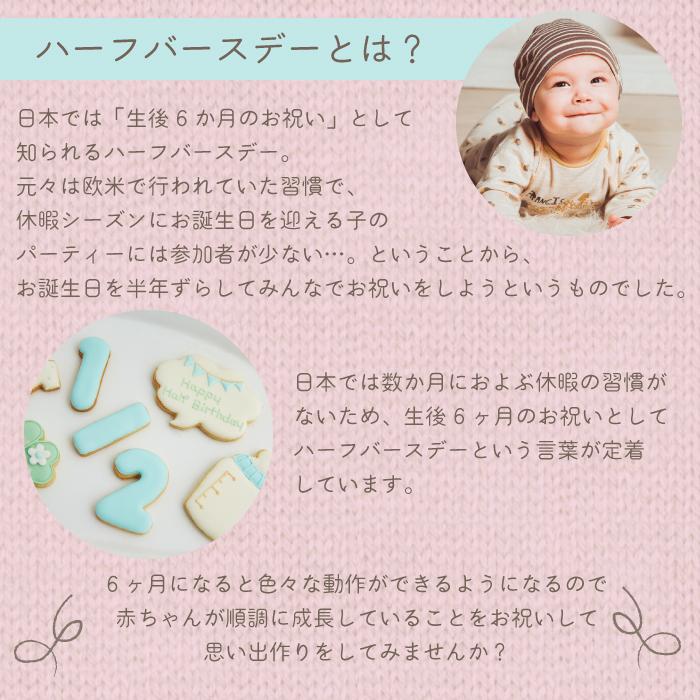 6か月祝い バースデーケーキ4号 2色から選べるアイシングクッキー付 Cake 012 お祝い膳 Com 通販 Yahoo ショッピング