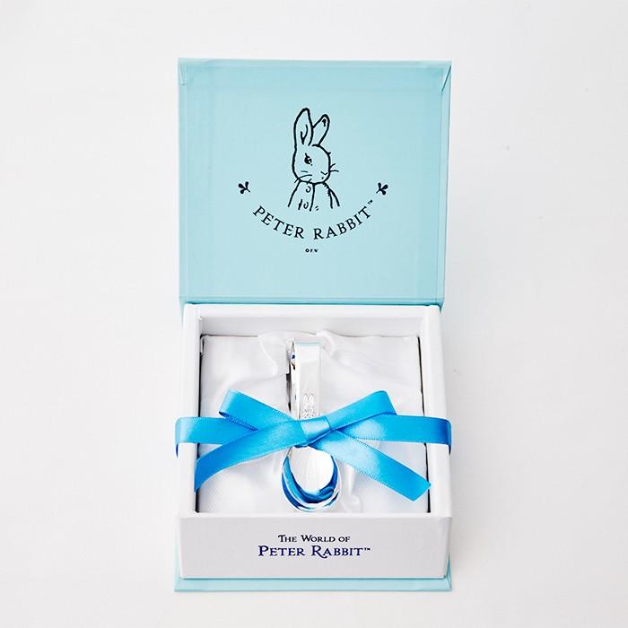 お食い初め ピーターラビット 純銀ベビースプーン