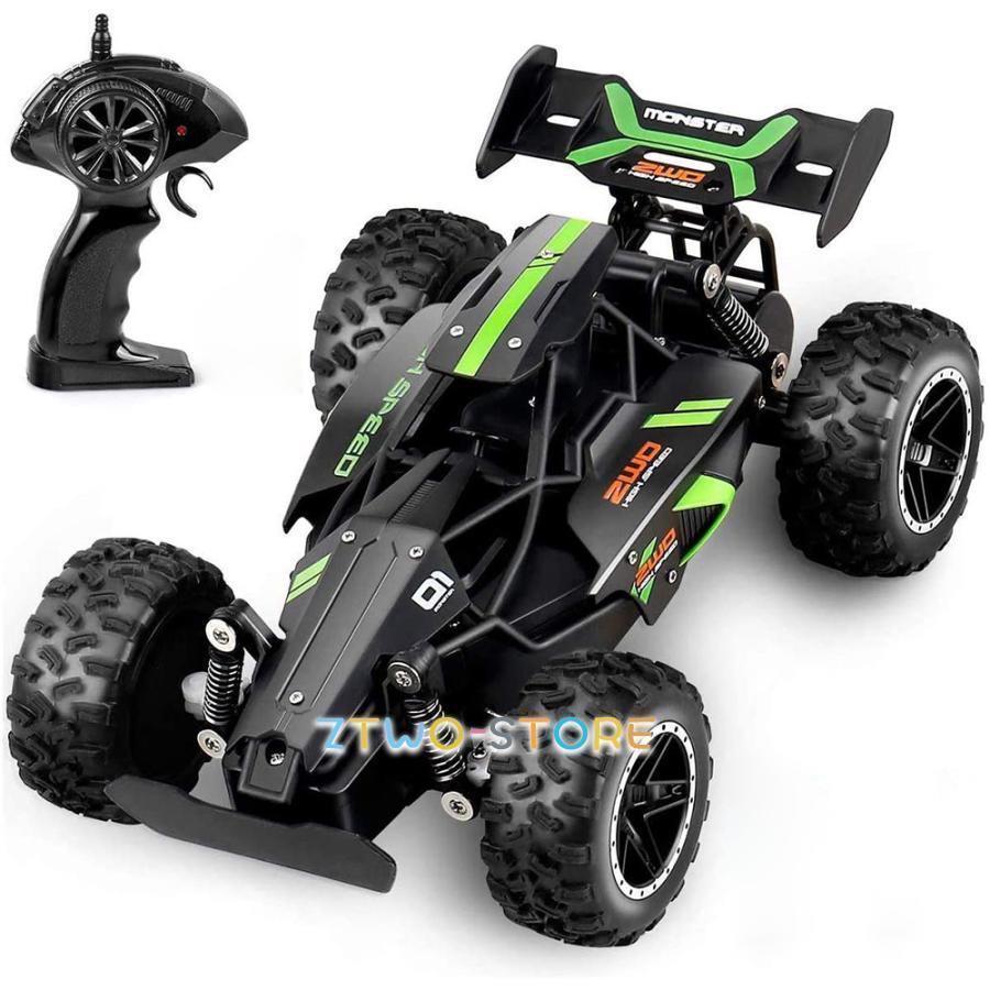 ラジコンカー こども向け 1/18 RCカー オフロード リモコンカー 2WD
