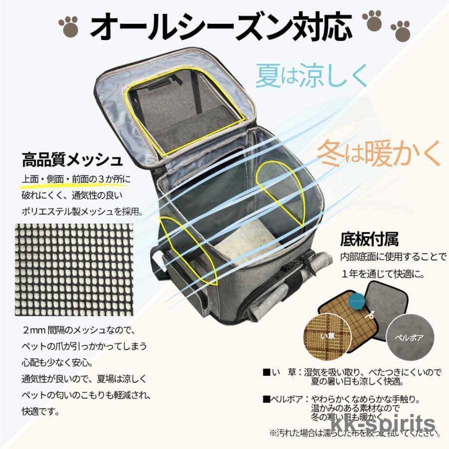 ペットキャリー リュック 犬 猫 ペットキャリーリュック 拡張 折りたたみ フードボウル 付き ペット キャリーバッグ ペットキャリーバッグ キャリーケース_7