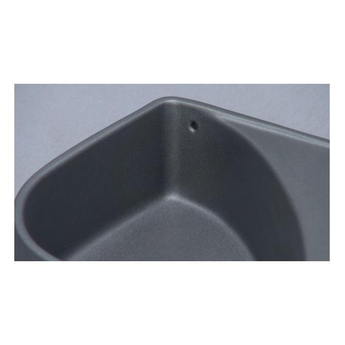 壁掛手洗器 陶器製 甍（いらか）小型 壁付け 手洗いボウル 立水栓用 493-236（W240×D240×H100）旧品番 493-203の画像