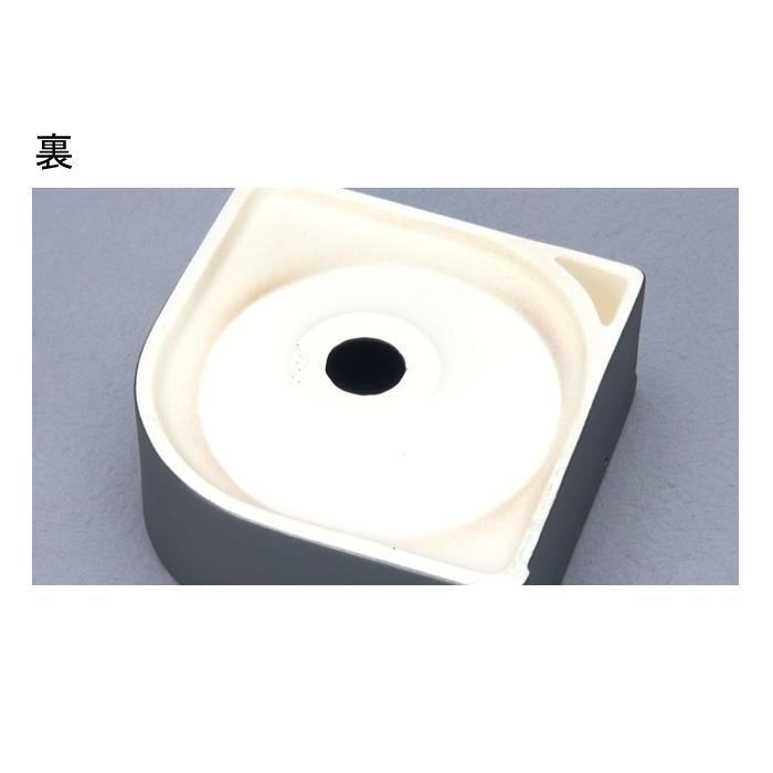 壁掛 洗面ボウル コーナー 手洗器 甍（いらか） 陶器製 小型 手洗い 横水栓用 493-237（W240×D240×H100）旧品番 493-204の画像