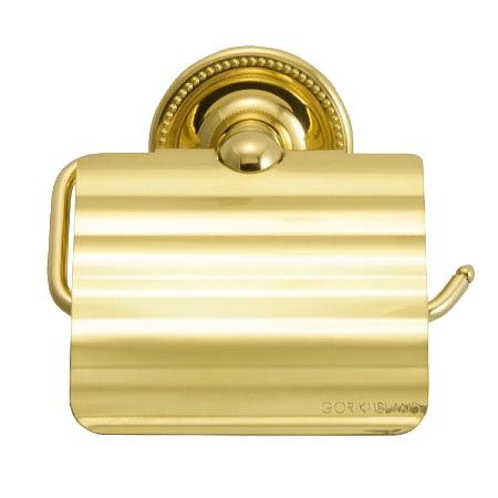 640124 ペーパーホルダー（ヴィクトリアン・ブラス） おしゃれなヴィクトリアン調の真鍮製トイレットペーバーホルダー_1