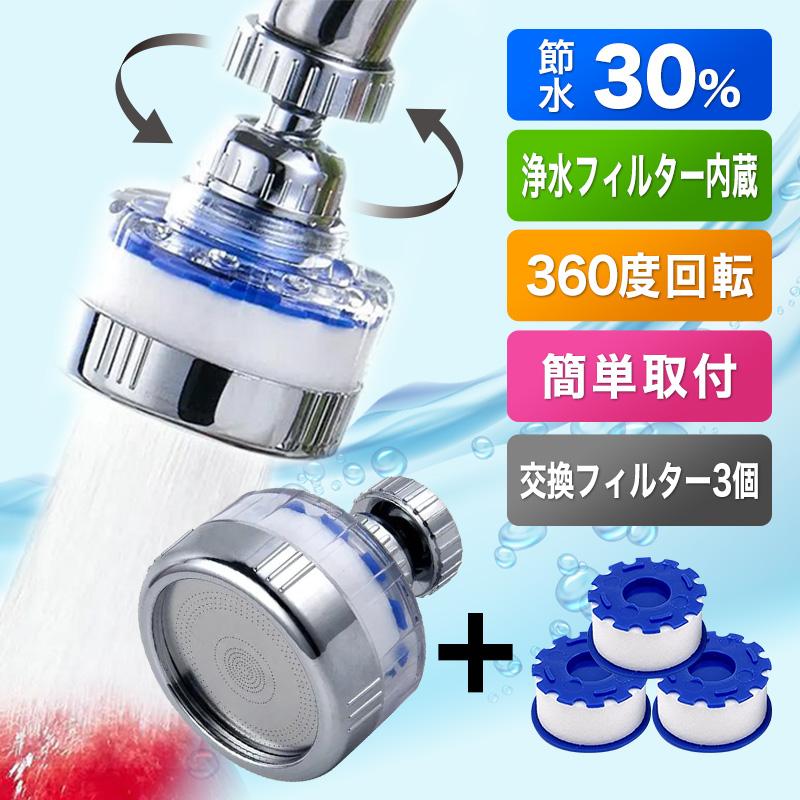 蛇口クリンシャワー 蛇口 水栓用 後付け 浄水 シャワー 吐水口 ノズル
