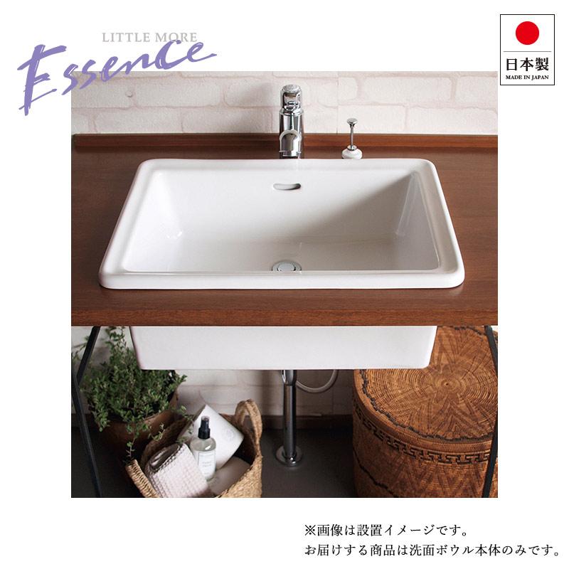 新品未使用品　essence 洗面器　L−Rectangle E274240 essence 洗面ボウル エッセンス Lレクタングル E274240 大型 深