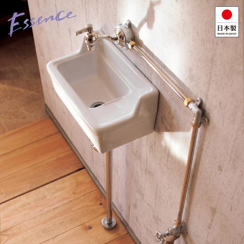 手洗器 小型 壁掛け 白 壁付け水栓用 Sレクタングル(ブランカ 手洗器 小型 壁掛け 白 壁付け水栓用 Sレクタングル(ブランカ