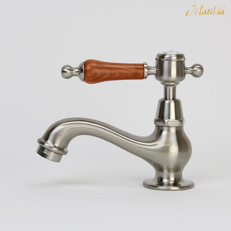 Matilda（マチルダ） 【完売】蛇口 木製 レバーハンドル 単水栓 手洗い