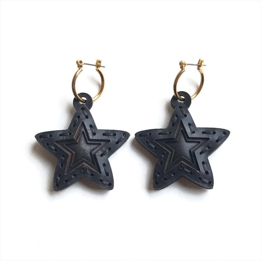 ojaga design（オジャガデザイン） レザーピアス 6color OJAGADESIGN 