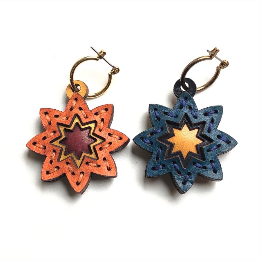 ojaga design レザーピアス 6color OJAGADESIGN(オジャガデザイン)AC 