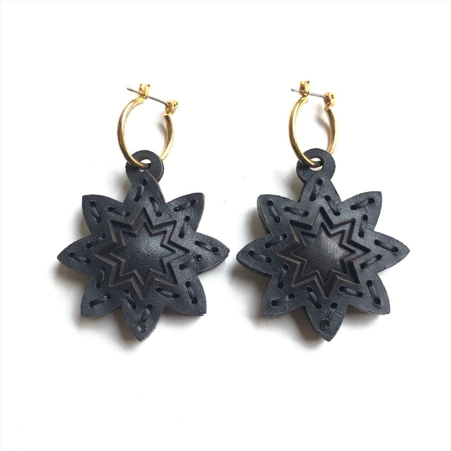 ojaga design レザーピアス 6color OJAGADESIGN(オジャガデザイン)AC 