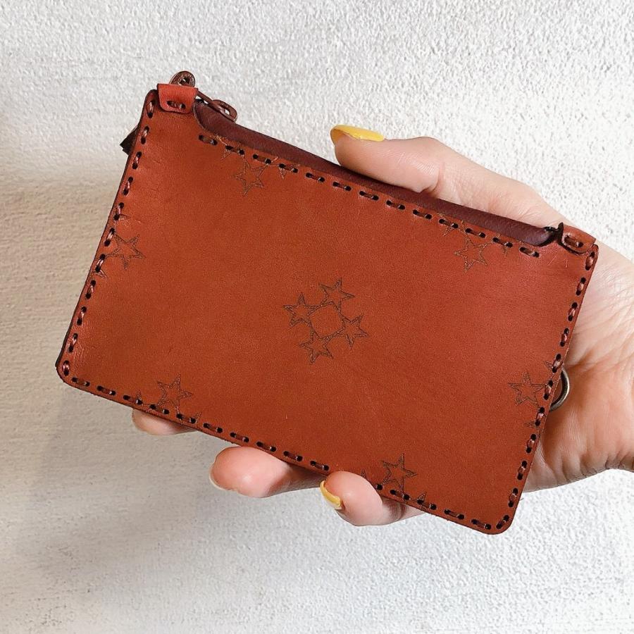 ojaga design（オジャガデザイン） レザーZIPケース（焼印・Sサイズ