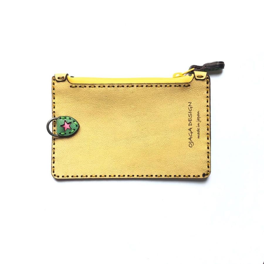 ojaga design（オジャガデザイン） レザーZIPケース（焼印・Sサイズ