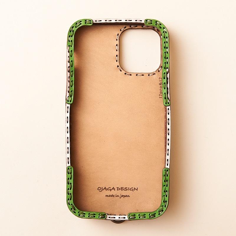 ojaga design（オジャガデザイン） レザーiPhone12/12Proケース 5color
