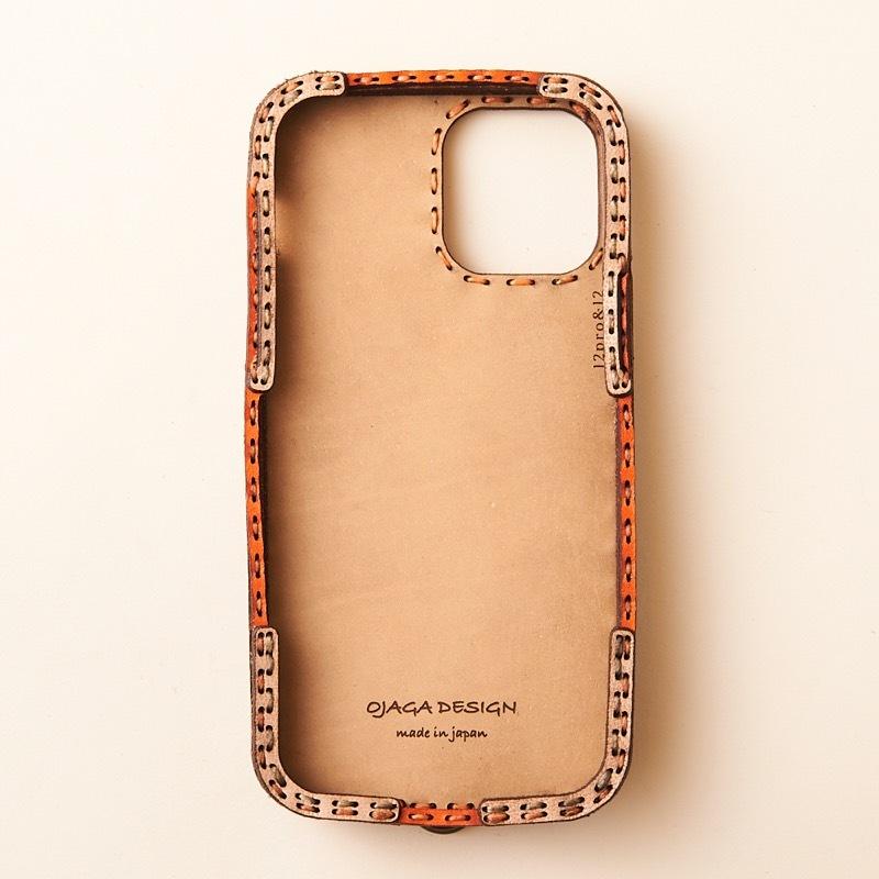 ojaga design（オジャガデザイン） レザーiPhone12/12Proケース 5color