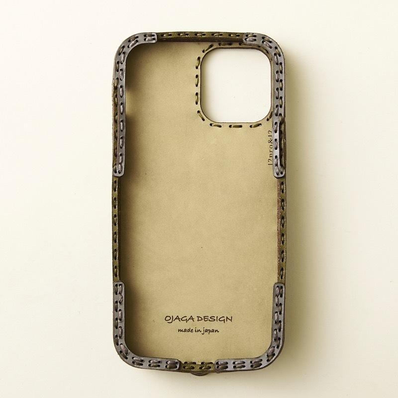 ojaga design（オジャガデザイン） レザーiPhone12/12Proケース 5color