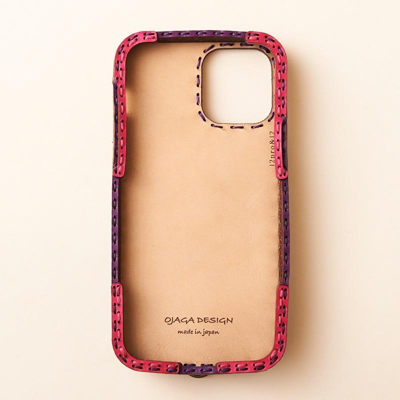 ojaga design（オジャガデザイン） レザーiPhone12/12Proケース 5color